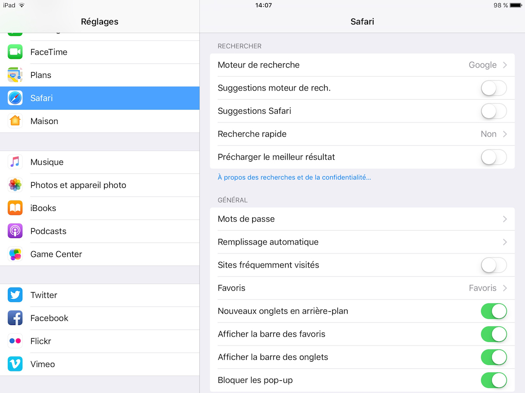 Mot de passe application iphone