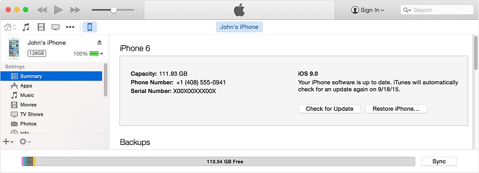 Application pour recuperer contact iphone