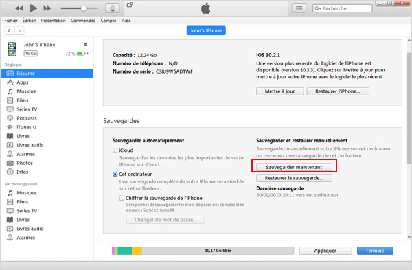 Application transfert photo iphone vers pc