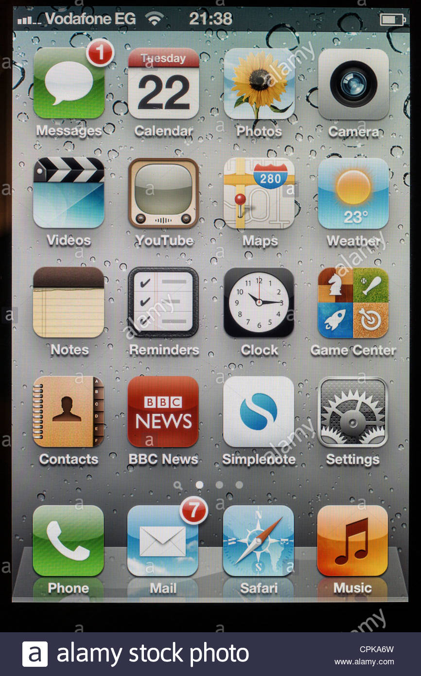Application photo iphone 4s
