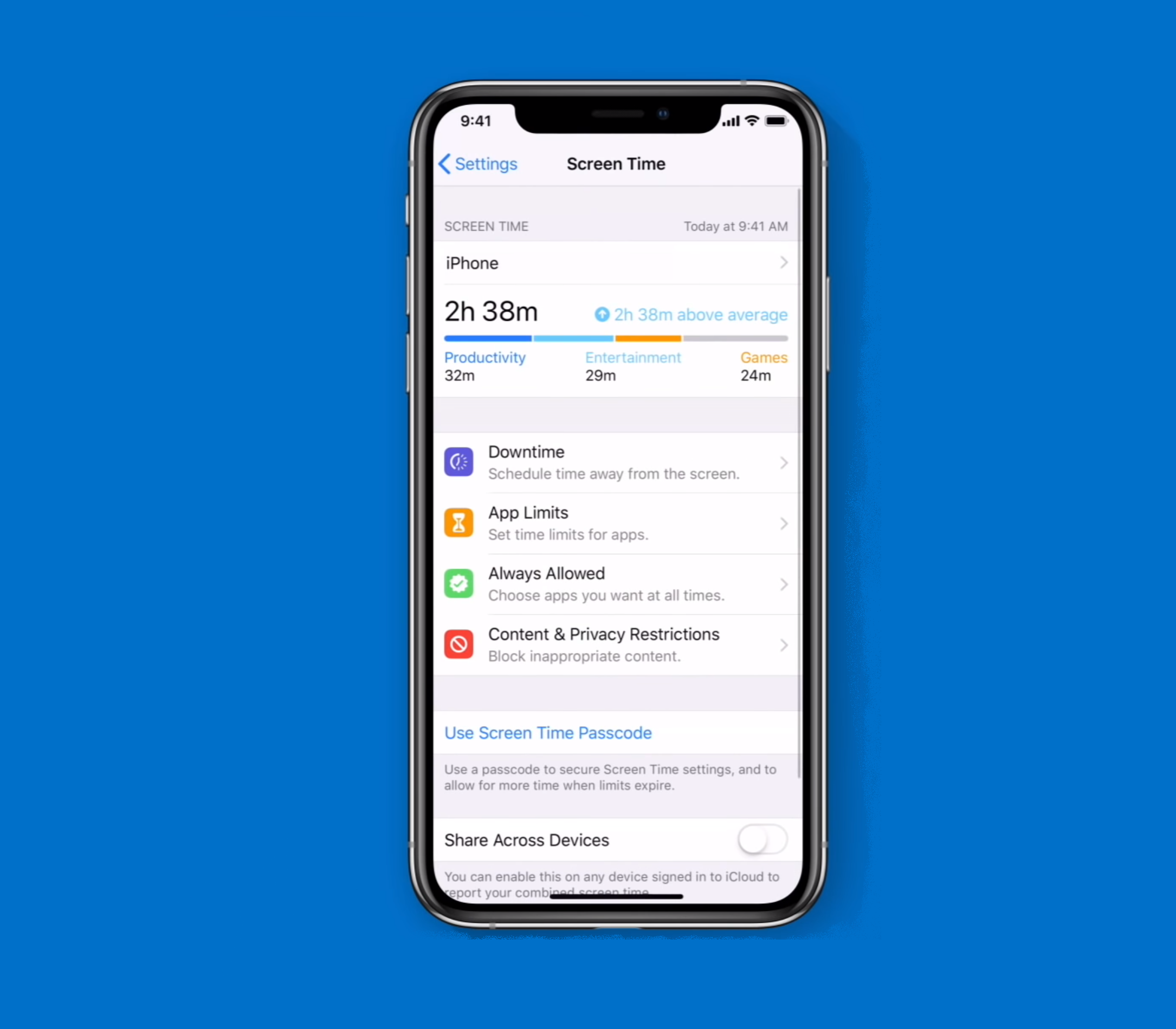 Application iphone bloquée installation