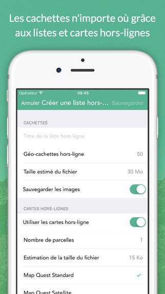Application geocaching gratuite iphone