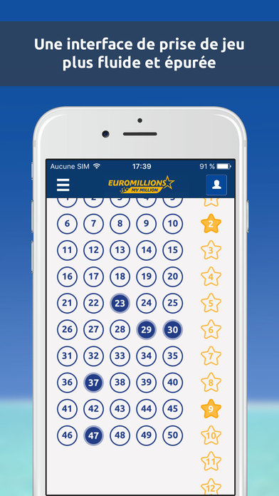 Application euromillion iphone