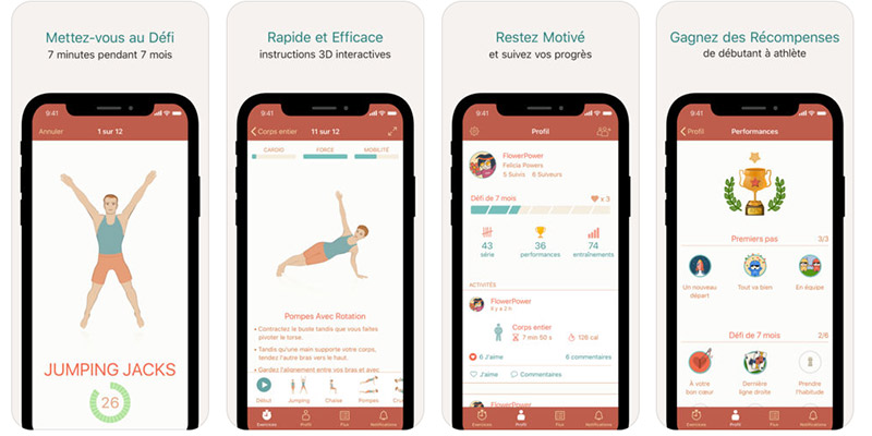 Application iphone pour faire du sport