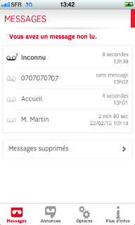 Supprimer application sfr iphone