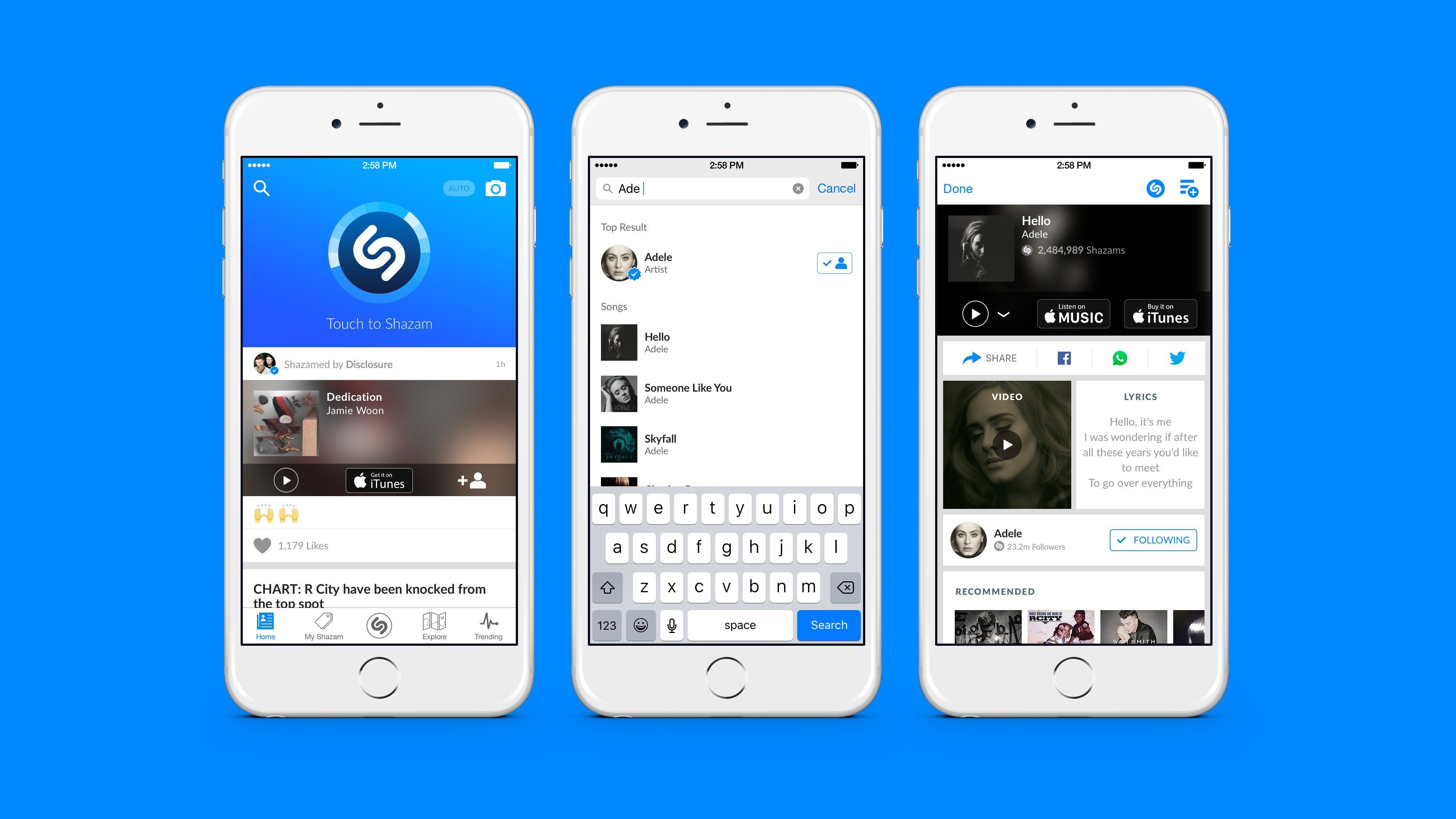 Application shazam iphone