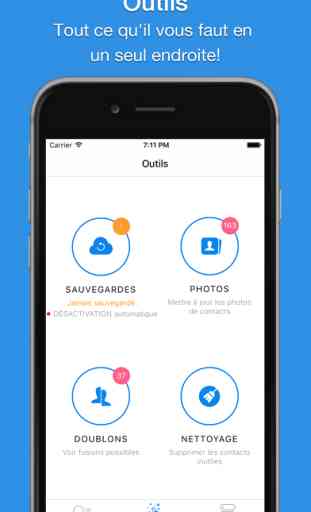 Application iphone organiseur