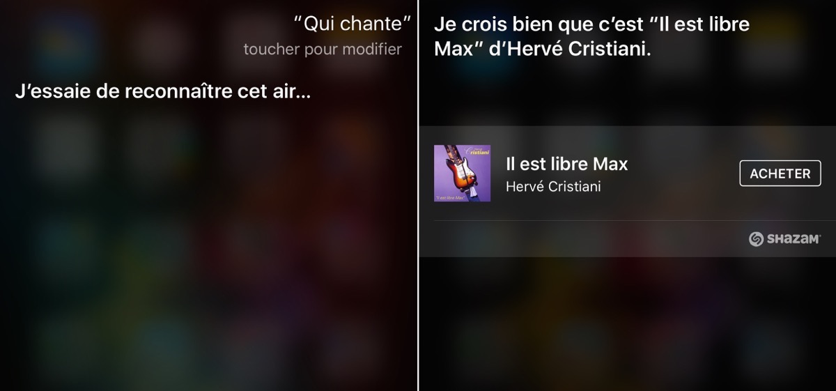 Application pour reconnaitre les chanson sur iphone