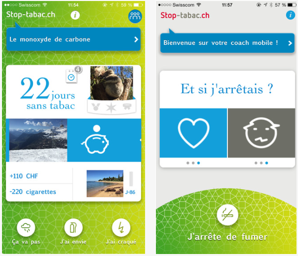 Application arret tabac iphone