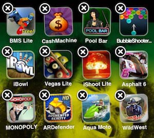 Iphone désinstaller une application