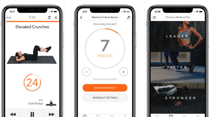 Application fitness iphone