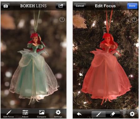 Application iphone pour enlever le flou d'une photo