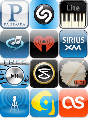 Application music iphone