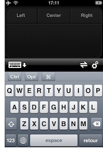 Application iphone souris ordinateur