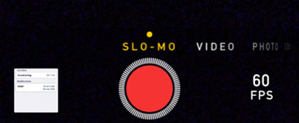 Application iphone 5 slow motion