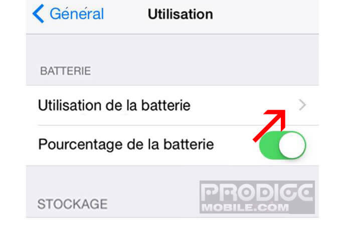 Comment savoir quelle application consomme batterie iphone