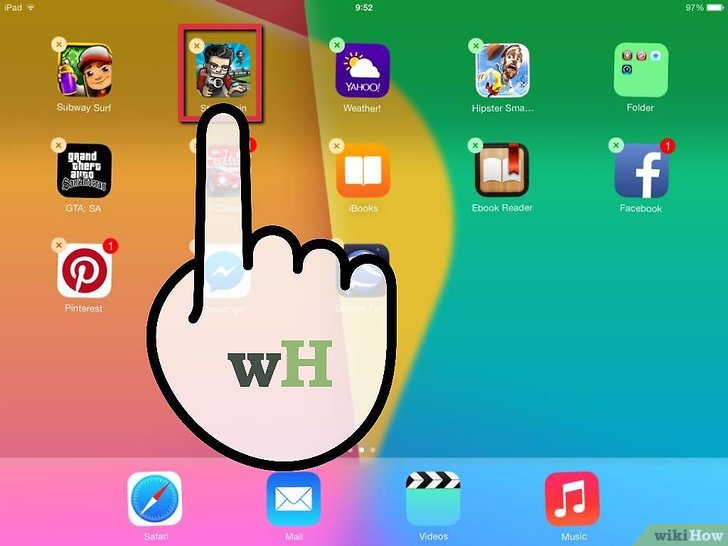 Supprimer application iphone pas de croix