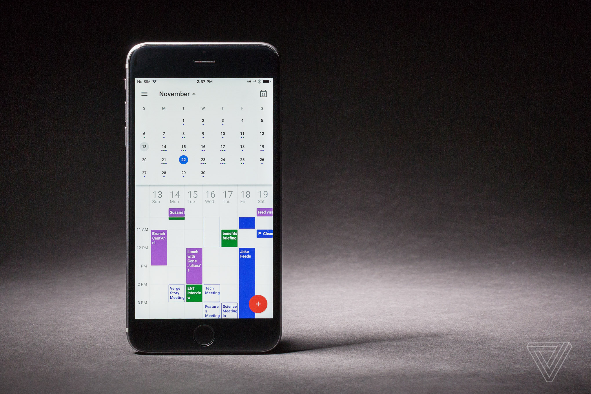 Application agenda pour iphone