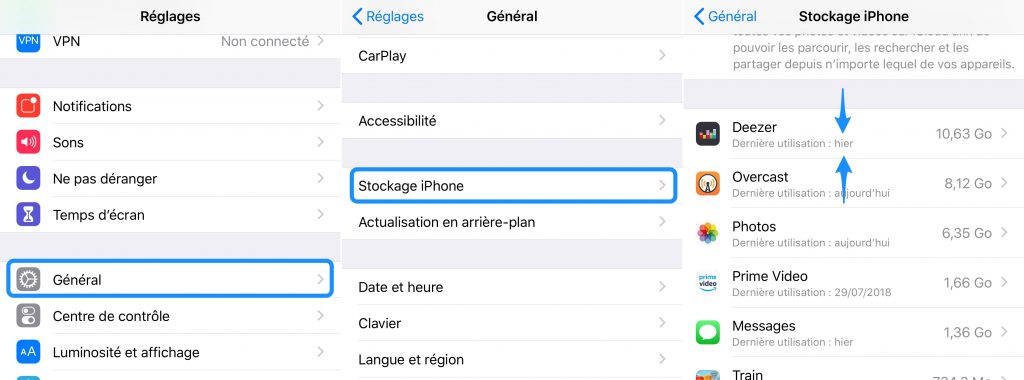 Vérifier une application iphone