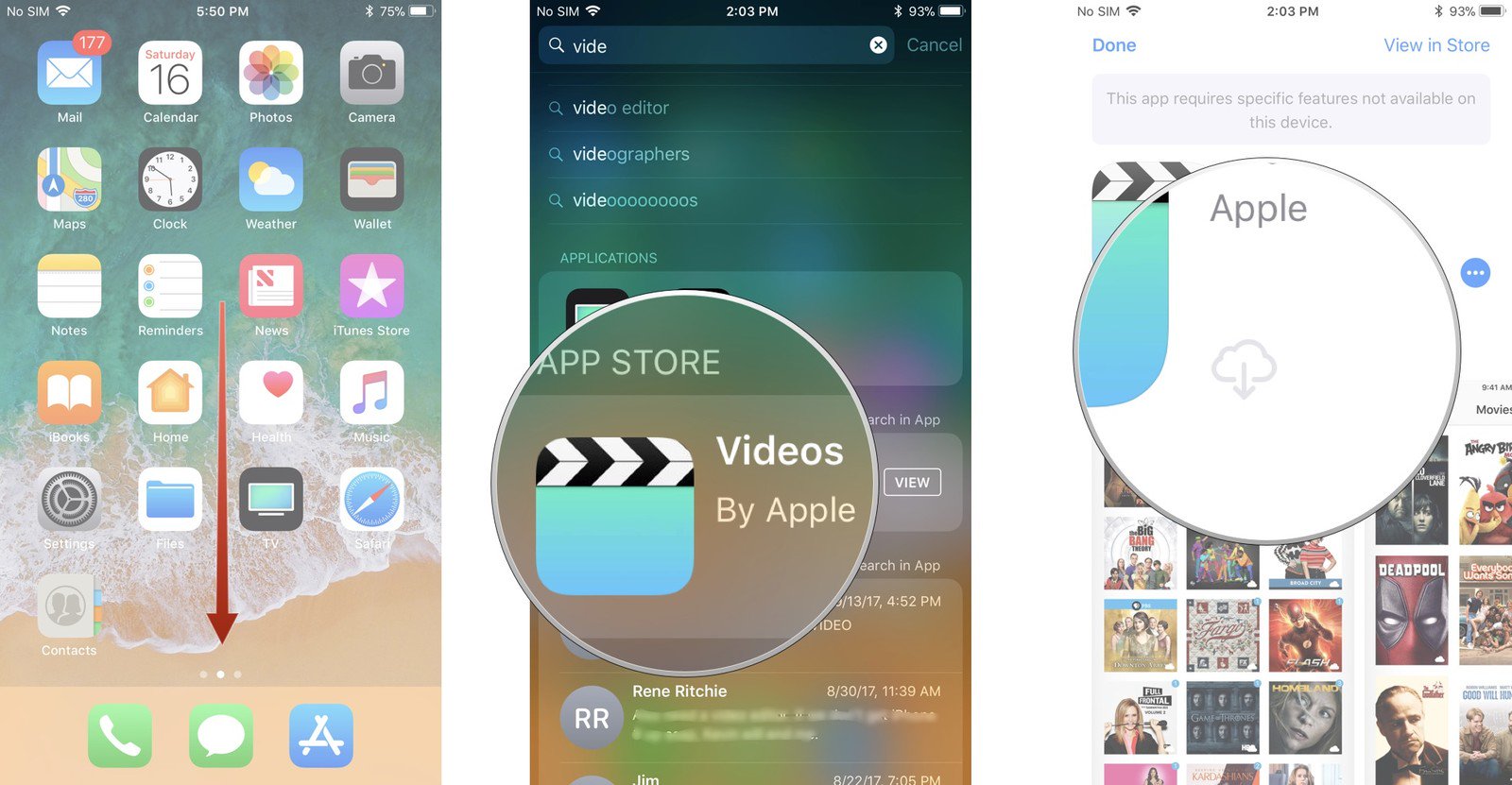 Application iphone sur ipad