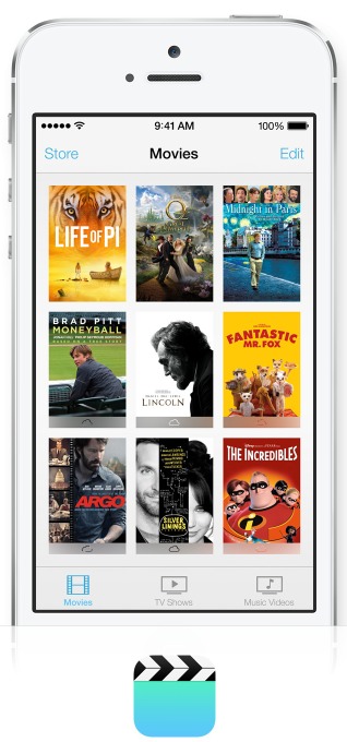 Application vidéo iphone 7