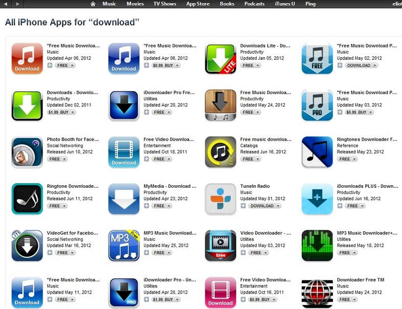 Application pour telecharger la musique sur iphone