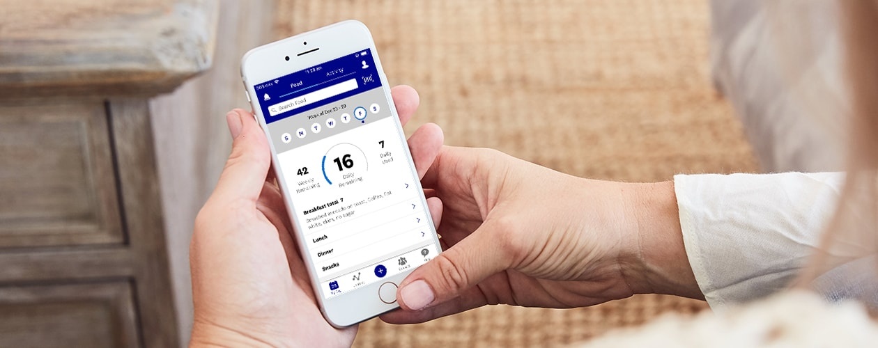 Application weight watchers pour iphone