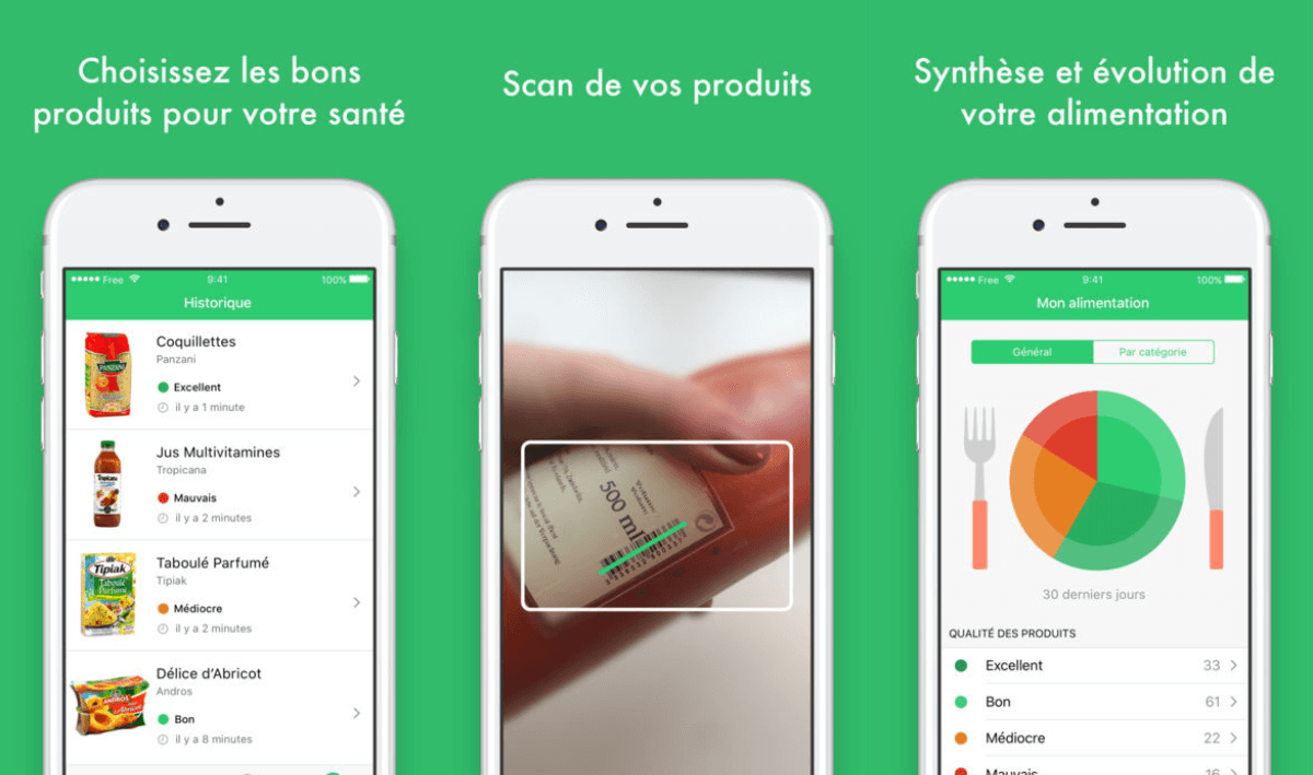 Application iphone code barre