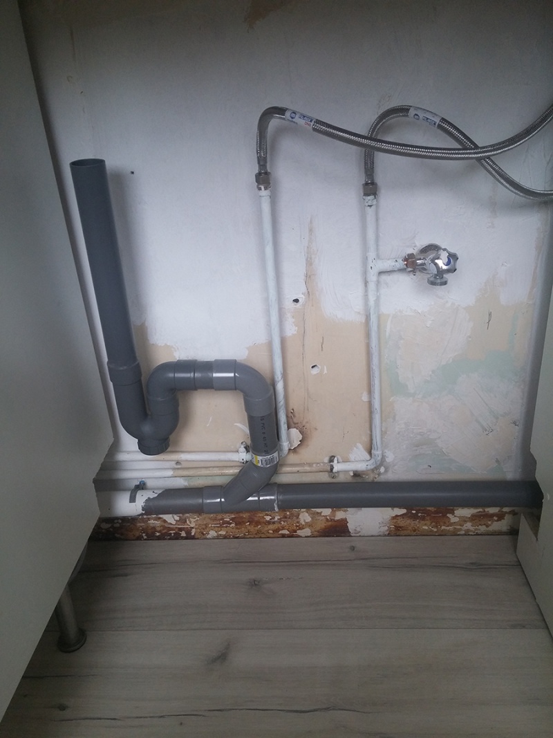 Evacuation lave vaisselle et lave linge