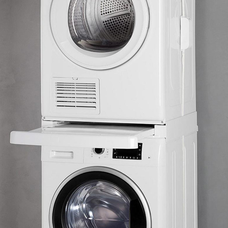 Meuble superposition lave linge seche linge