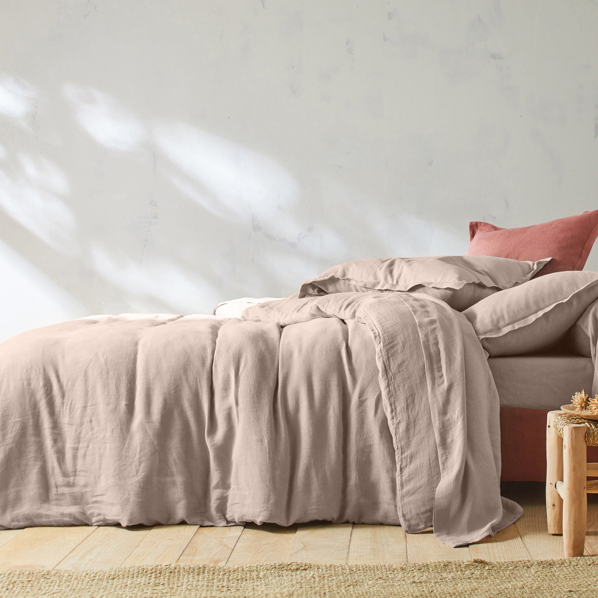 Linge de lit en lin lavé