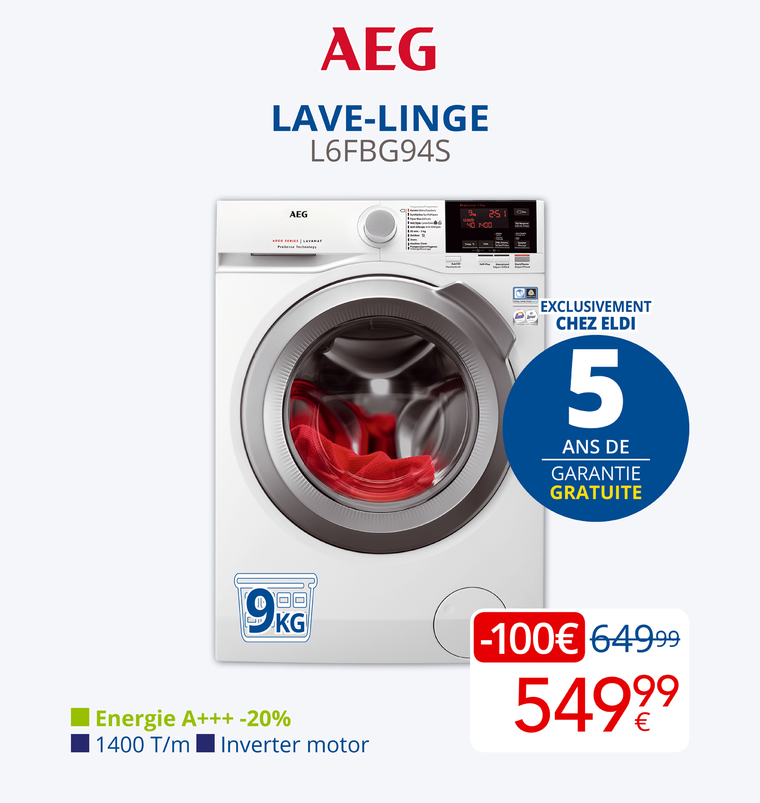 Promo lave linge bosch