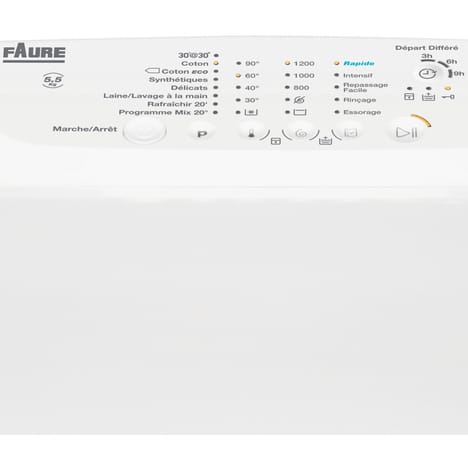 Lave linge faure 5.5 kg