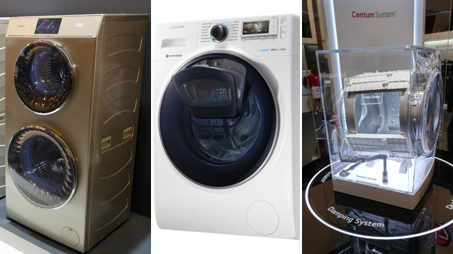 Lave linge double tambour