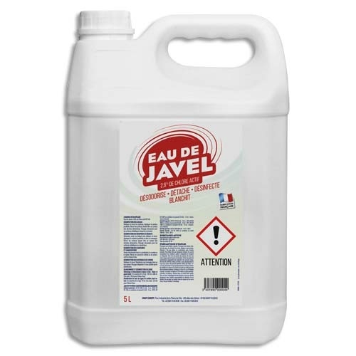 Eau de javel dans lave linge