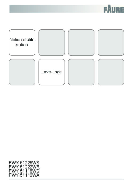 Ou se trouve la pompe de vidange lave linge faure