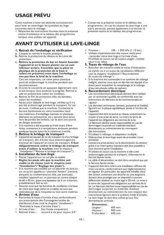 Lave linge whirlpool awe7650