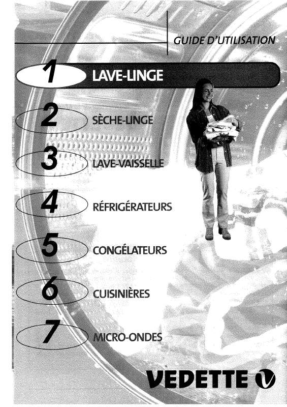 Notice lave linge vedette