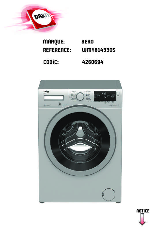 Pieces detachees electromenager lave linge beko