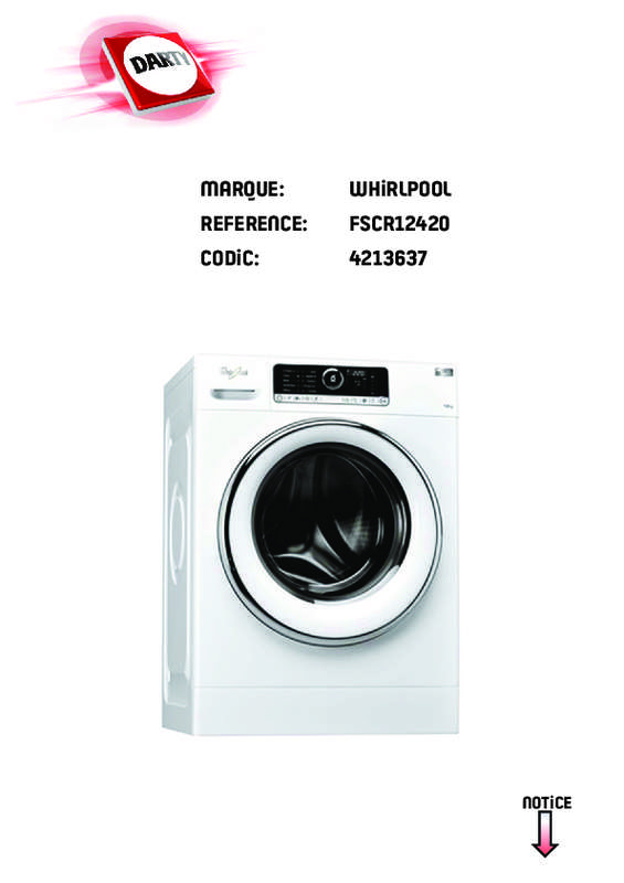 Whirlpool pieces detachees fr lave linge catalogue