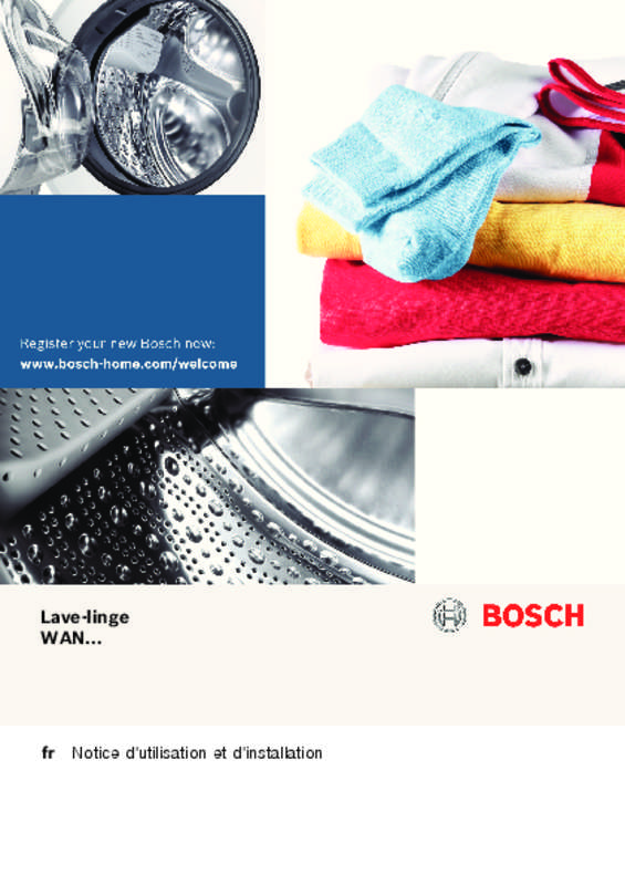 Lave linge bosch wan24130ff