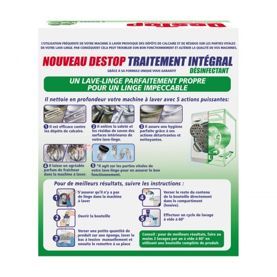 Destop lave linge prix