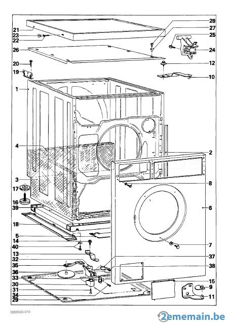 Miele pieces detachees lave linge