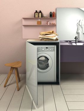Meuble buanderie pour lave linge