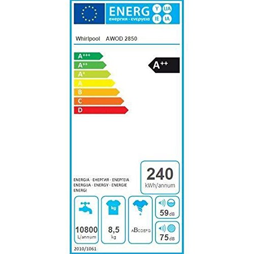 Whirlpool awod2850 lave-linge frontal