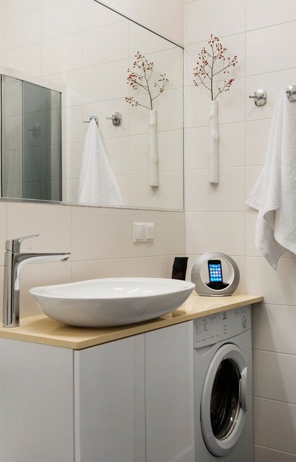 Lave linge sous plan