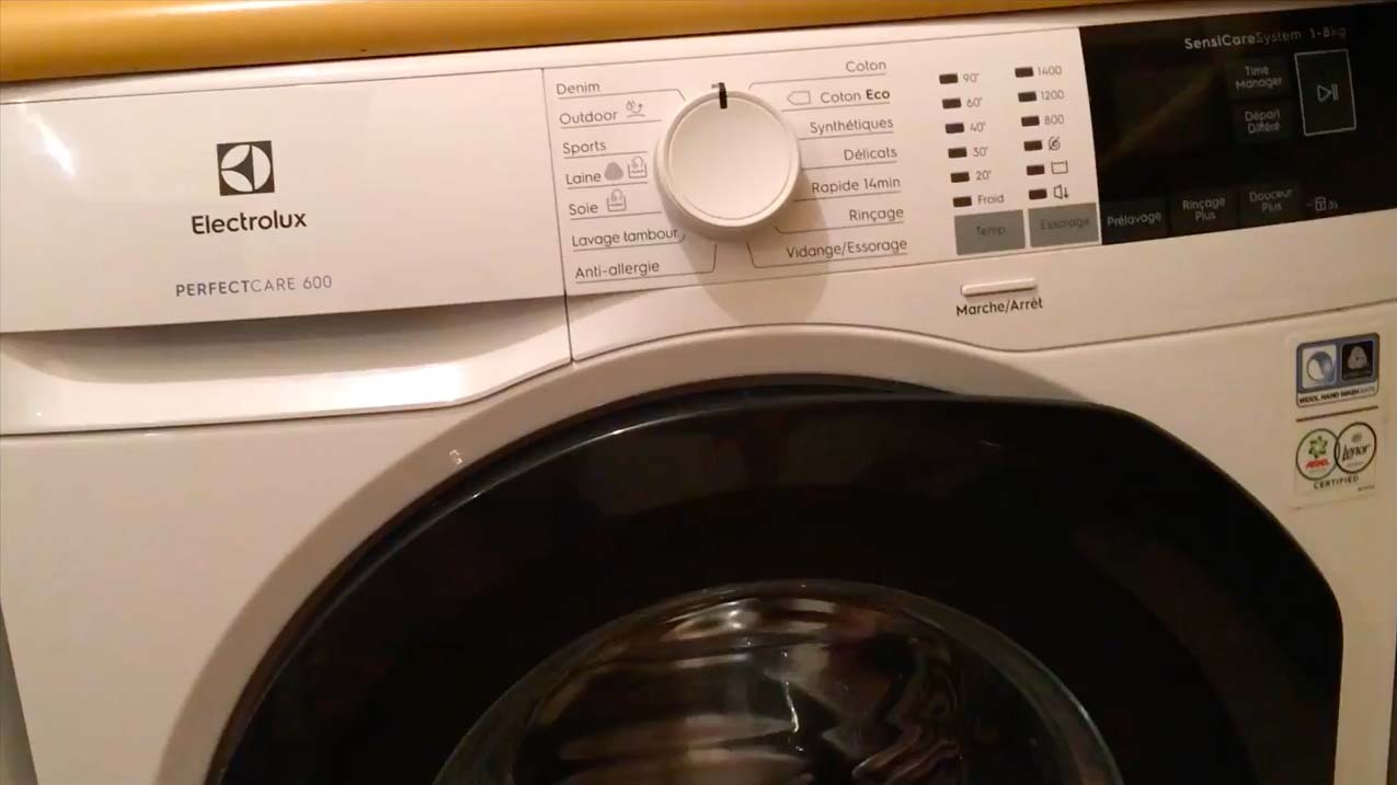 Test lave linge electrolux