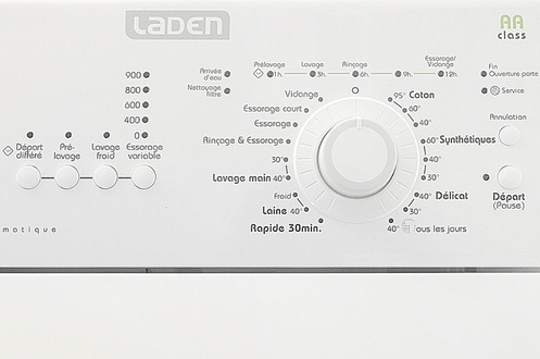 Lave linge top laden ev 9547