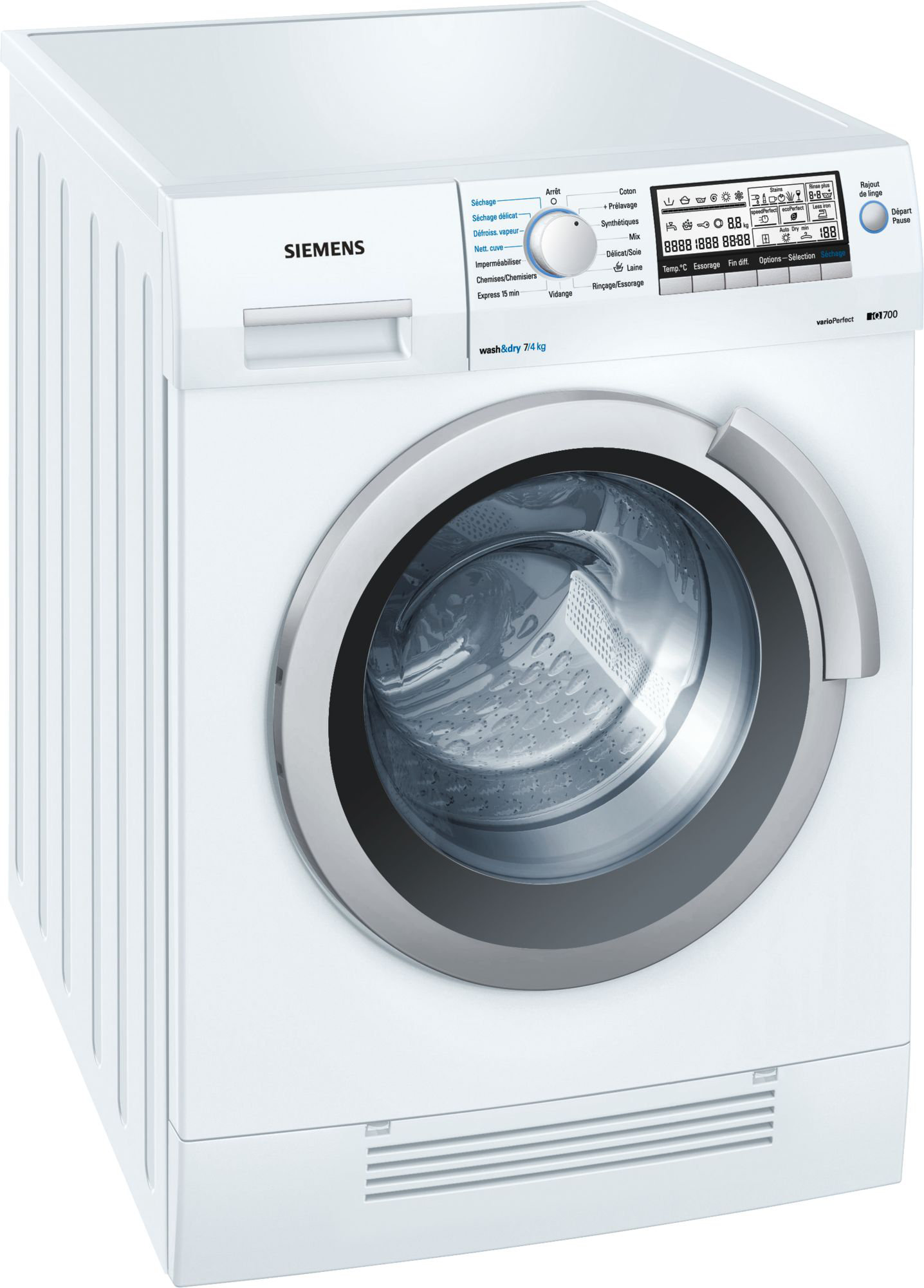 Lave linge sechant siemens