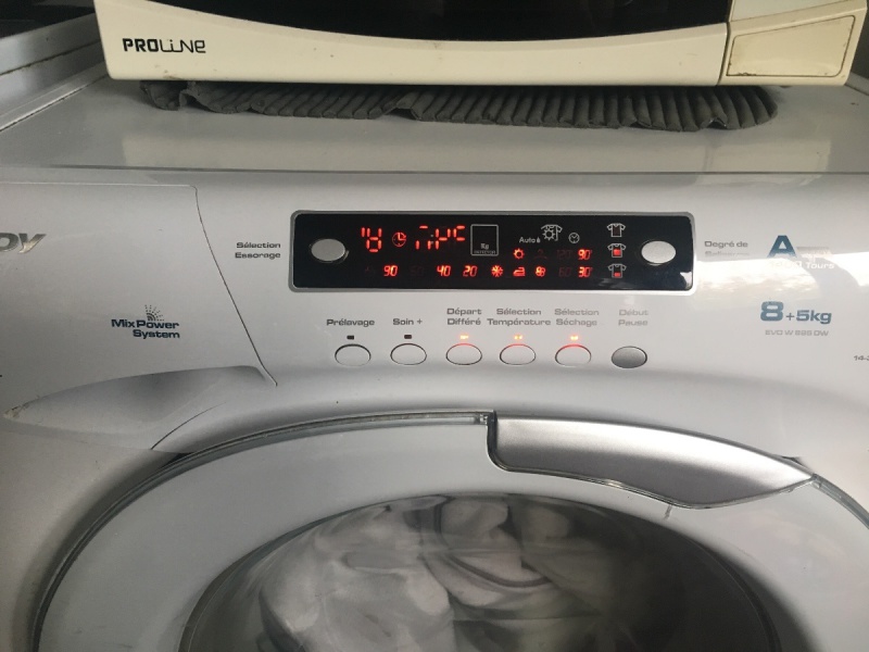 Lave linge sechant candy alise